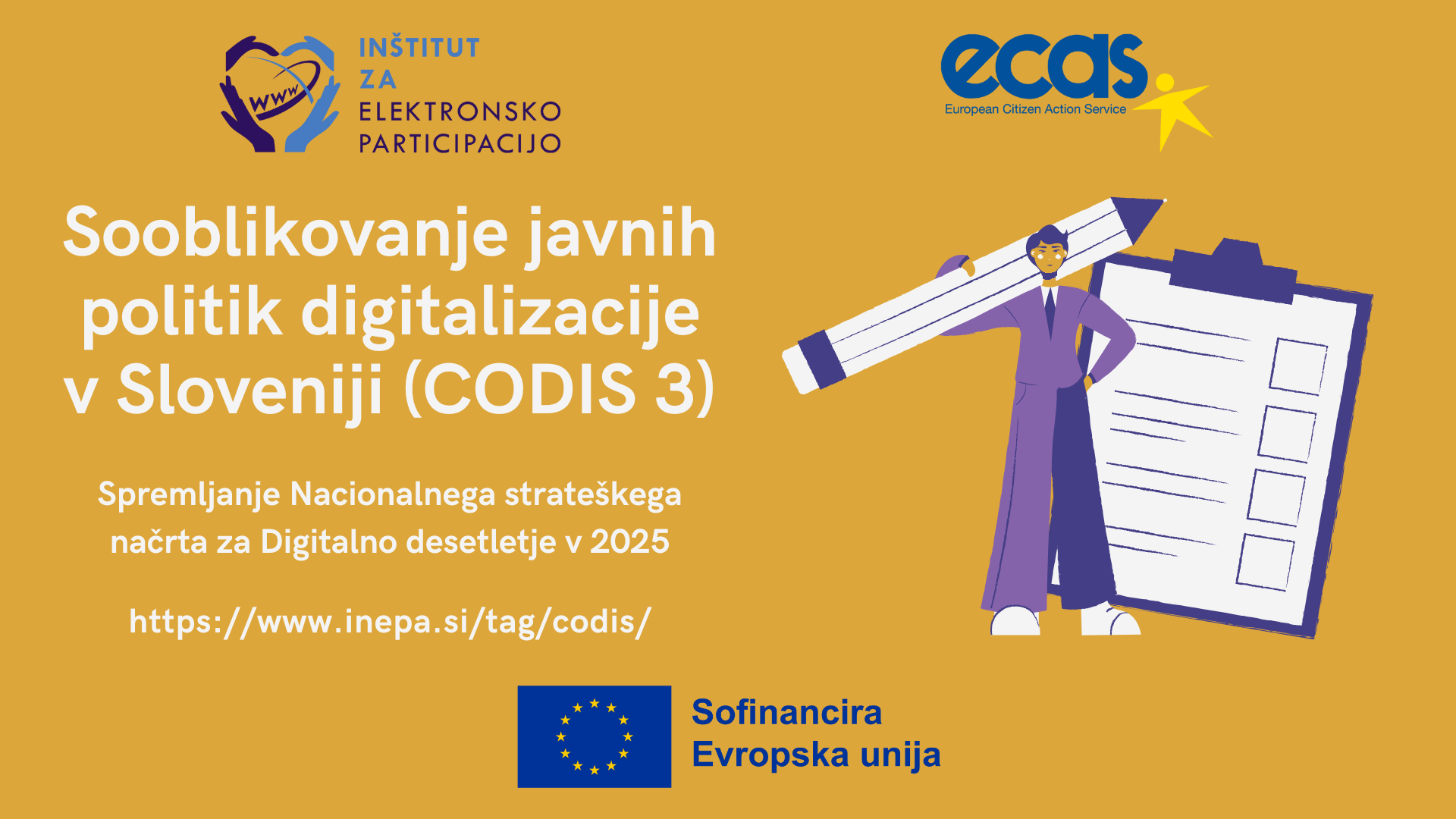 Sooblikovanje javnih politik digitalizacije v Sloveniji: sodelovanje zadruge v projektu CODIS 3