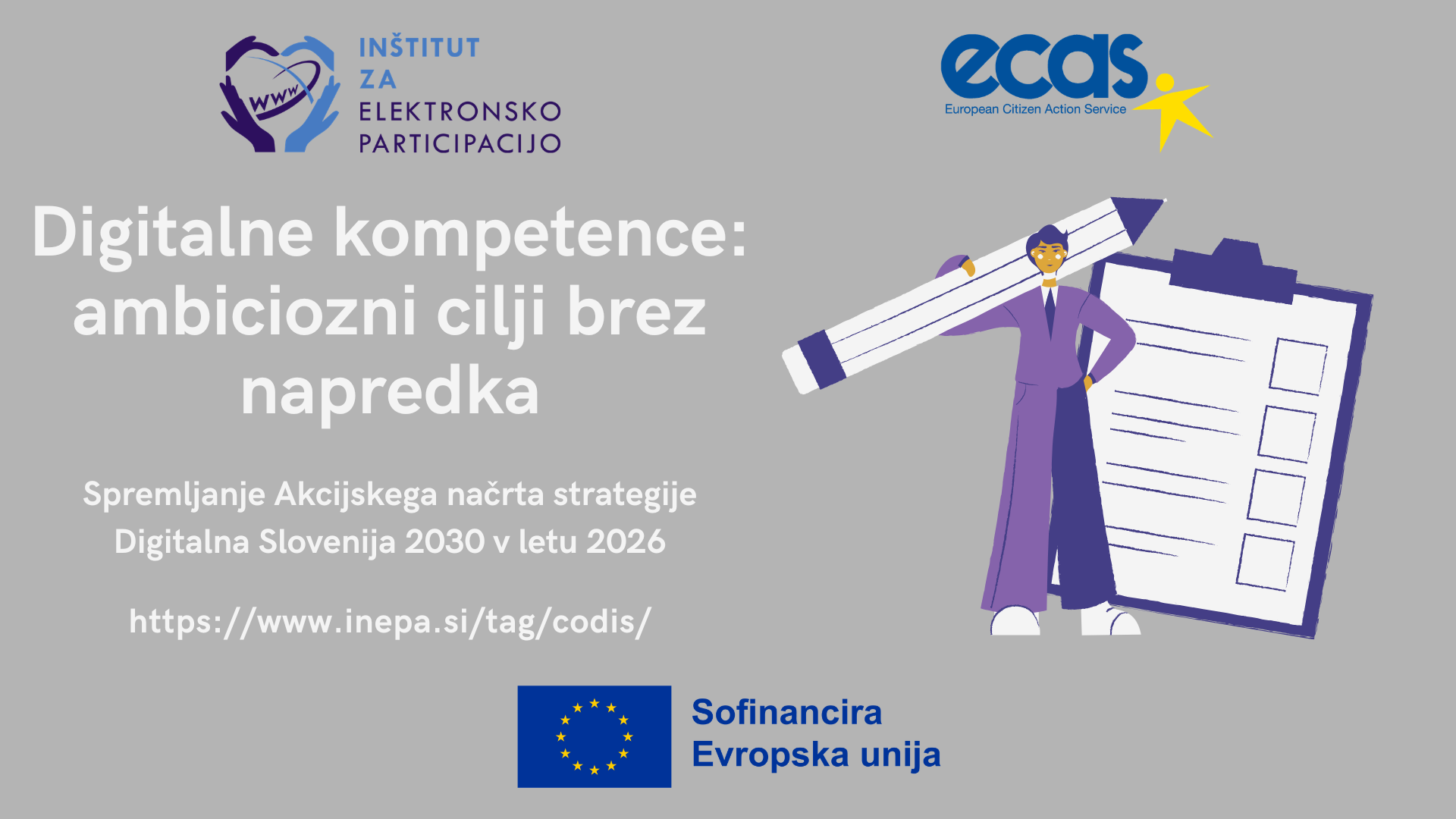 Digitalne kompetence v Sloveniji: ambiciozni cilji in skromen napredek